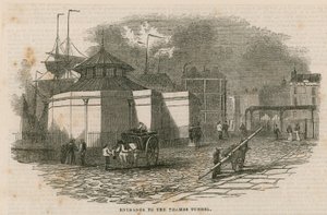 Indgang til Thames Tunnel af English School