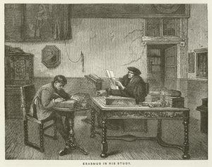 Erasmus i sit studie af English School
