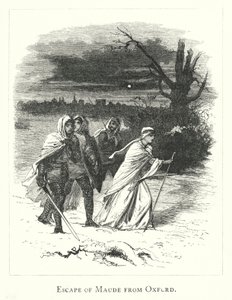 Escape of Maude fra Oxford (gravering) af English School