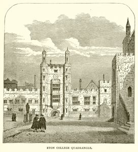 Eton College Quadrangle af English School
