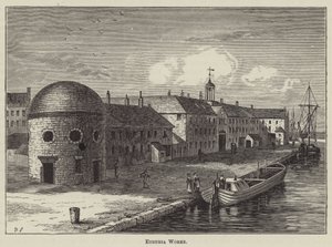 Etruria Works (gravering) af English School