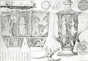 Etruskisk vase og design af English School