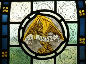 Evangelist-emblem: St. John af English School
