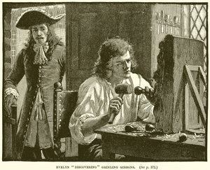Evelyn opdager Grinling Gibbons af English School