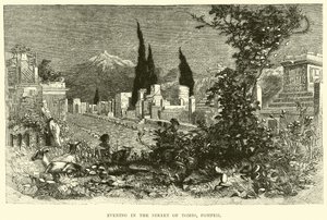 Aften i gravgaden, Pompeji af English School
