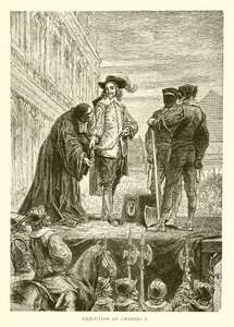 Henrettelse af Charles I af English School