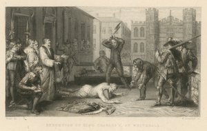 Henrettelse af kong Charles I i Whitehall af English School