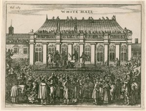 Henrettelse af kong Charles I i Whitehall af English School