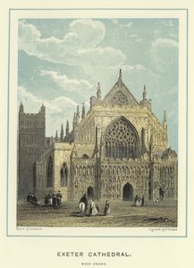 Exeter Cathedral, vestfronten af English School