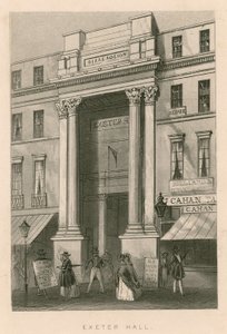 Exeter Hall, Strand, London af English School