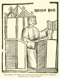 Fac-simile of Woodcut from the Last Page of R Keles Edition of Colin Clout  af English School