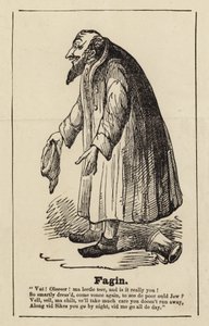 Fagin fra Oliver Twist af English School