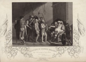 Falstaff hos Justice Shallows af English School