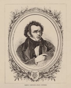 Berømte komponister, Franz Schubert (kobberstik) af English School
