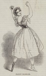 Fanny Elssler (gravering) af English School