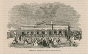 Farringdon Road station på Metropolitan Railway af English School