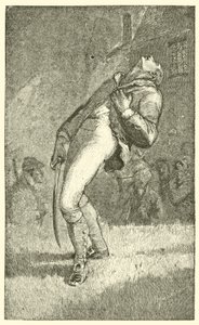 Felix Holt såret (gravering) af English School