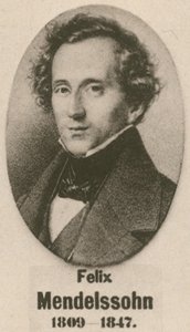 Felix Mendelssohn (dybtryk) af English School