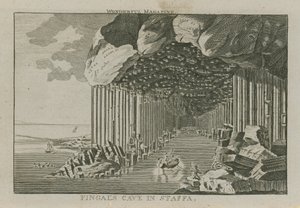 Fingals Höhle auf Staffa von English School