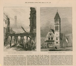 Brand i Beaufort-bygninger af English School