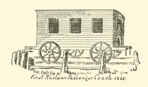 Den første jernbanepassagerbus af English School