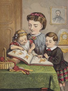 Første lektioner i læsning (farve litho) af English School