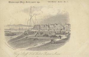 Flagstaff Hill, Weston-super-mare (litho) af English School