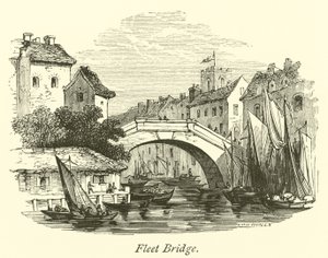 Fleet Bridge  af English School