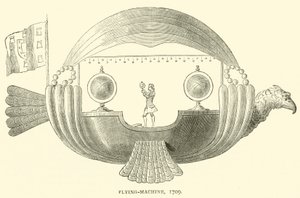 Flyvemaskine, 1709 af English School