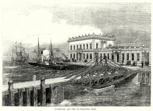 Folkestone og den sydøstlige kyst (gravering) af English School