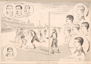 Fodbold - Ironopolis mod Stockton, 1892 af English School