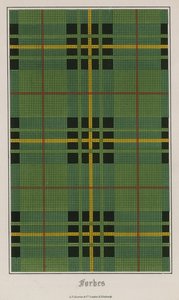 Forbes tartan af English School