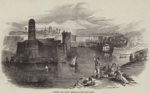 Udenlandske majshavne, Marseille (gravering) af English School