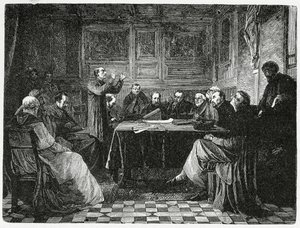 Dannelse af Jesuiterordenen i 1540, 1882 af English School