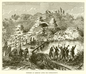 Festung Kinburn nach der Bombardierung von English School