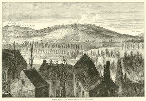 Forts Noisy og Avron fra Noisy-le-Grand, januar 1871 af English School