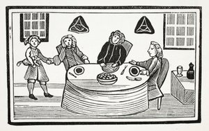Fortunatus, illustration fra Chap-books of the Eighteenth Century af John Ashton, pub. 1882 af English School