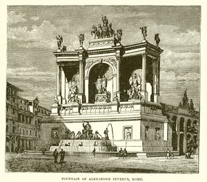 Alexander Severus springvand, Rom af English School