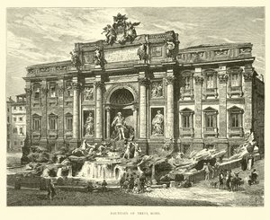 Trevi-fontænen, Rom af English School
