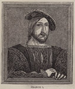 Frans I (gravering) af English School