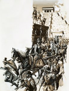 Francisco de Coronados ekspedition for at finde Cibola af English School