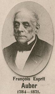 Francois Esprit Auber (gravering) af English School