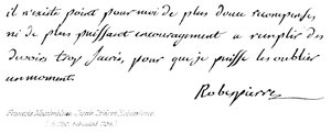 Francois Maximilian Joseph Isidore Robespierre, (f 1759, halshugget 1794) af English School