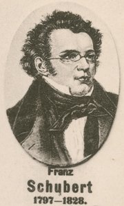 Franz Schubert (gravering) af English School