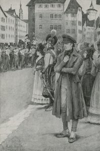 Franz Schubert lytter til hans musik af English School