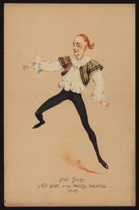 Fred Storey, engelsk skuespiller og danser (farve litho) af English School