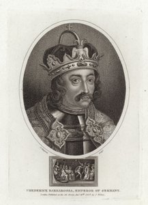 Frederik Barbarossa, kejser af Tyskland af English School