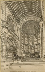Den franske protestantiske kirke i London af English School