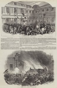 Den franske revolution i 1848 (gravering) af English School