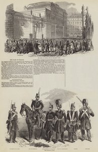 Den franske revolution i 1848 (gravering) af English School